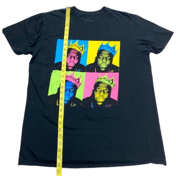 THE Notorious B.I.G Biggie Pop Color King Oversized T-Shirt In Black Size L - Picture 7 of 8